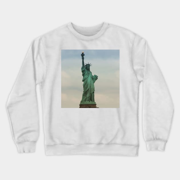 Lady Liberty Crewneck Sweatshirt by Jonesyinc